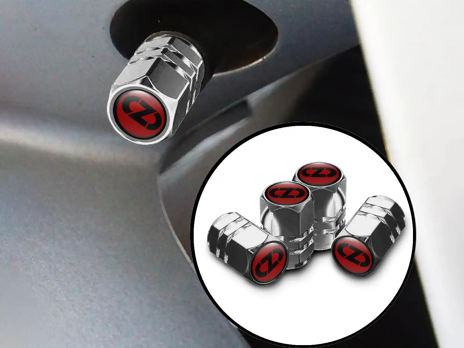 OZ Tyres Valve Caps for Bikes Tuning Max